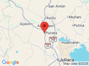 Map of Site Report: Pucara, Peru